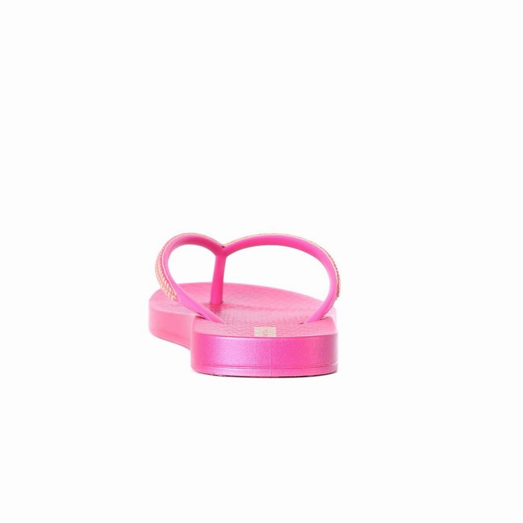 Tongs Ipanema Ana Metallic IV Rose Doré Enfant | NEW-5432651