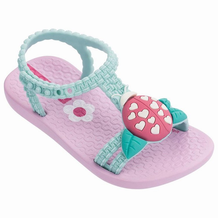 Sandales Ipanema Buggy Rose Vert Bebe | UUP-1708389