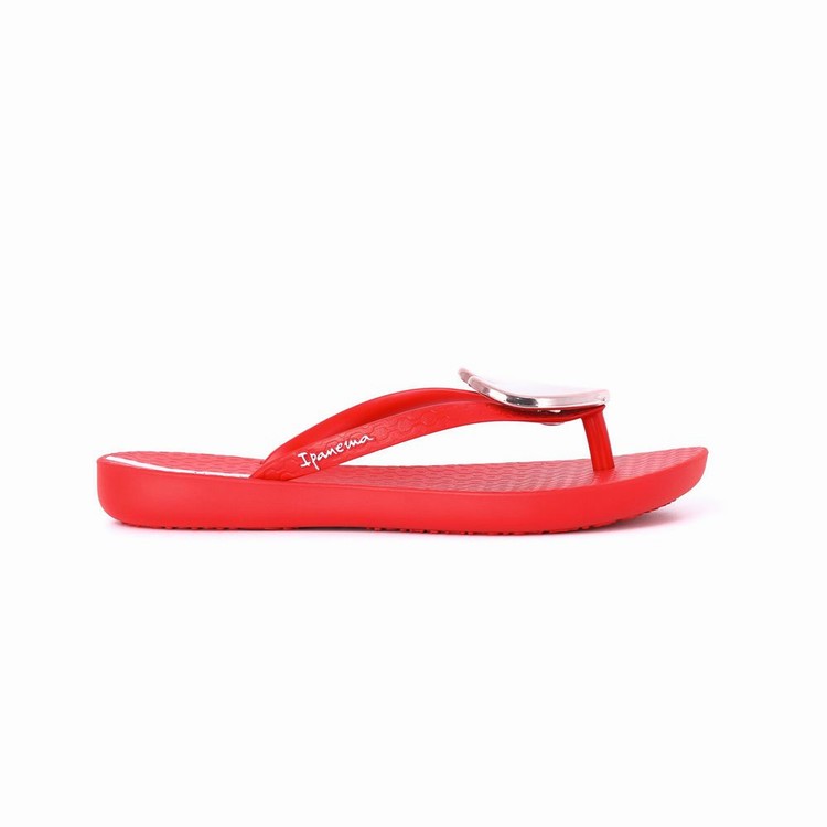 Tongs Ipanema Wave Heart Rouge Rose Enfant | WQY-4873229