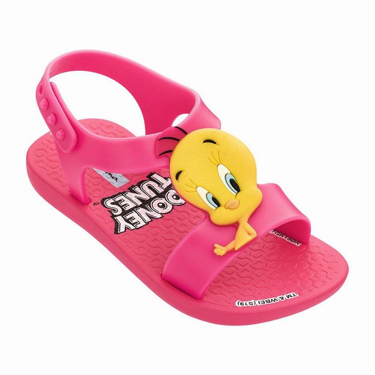 Sandales Ipanema Looney Tunes Rose Jaune Bebe | GRJ-0978598