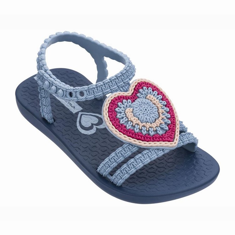 Sandales Ipanema Love Bleu Marine Bleu Rose Bebe | BFA-1588928