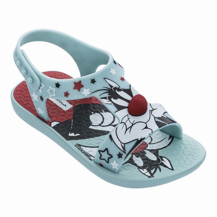 Sandales Ipanema Looney Tunes Vert Rouge Bebe | RSP-1063586