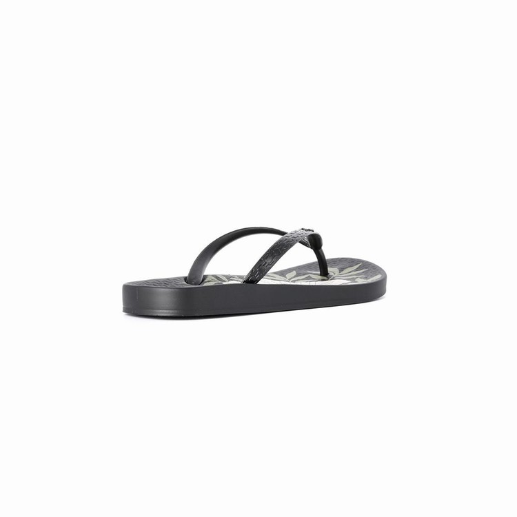 Tongs Ipanema Ana Hibiscus Noir Beige Femme | HPD-1239149