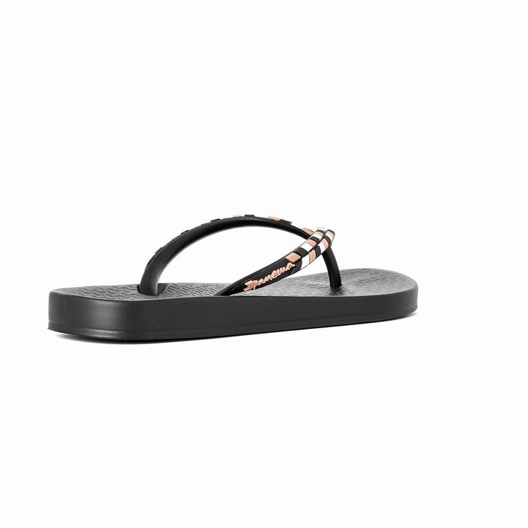 Tongs Ipanema Ana Lovely X Noir Femme | VBZ-7617862