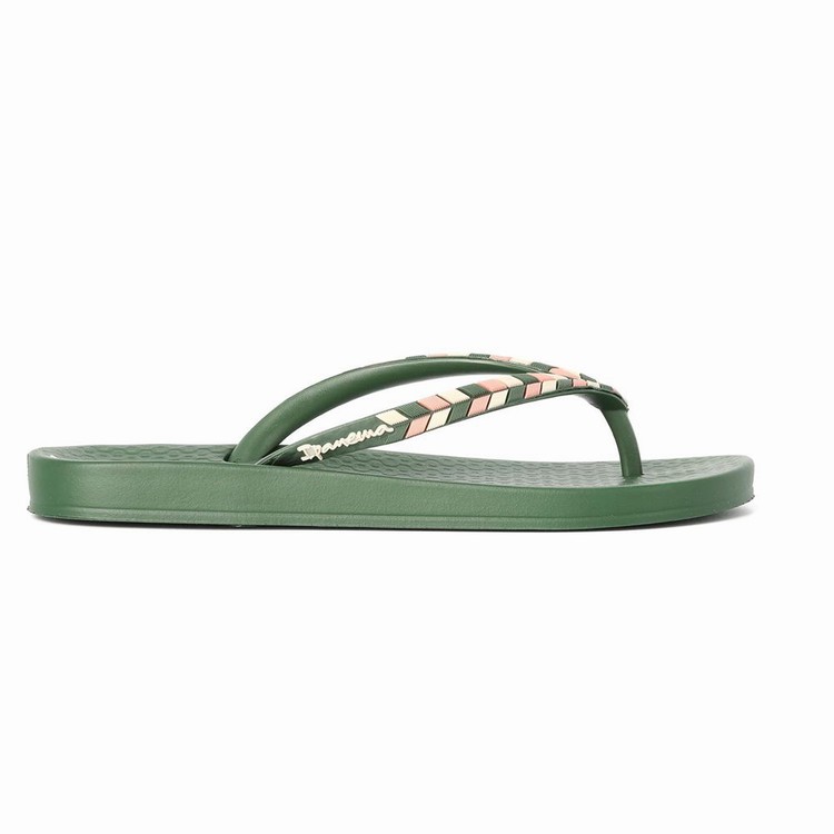 Tongs Ipanema Ana Lovely X Vert Femme | NBQ-6962491