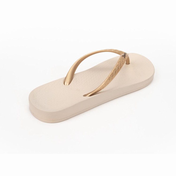 Tongs Ipanema Ana Tan Beige Doré Femme | HER-0946069