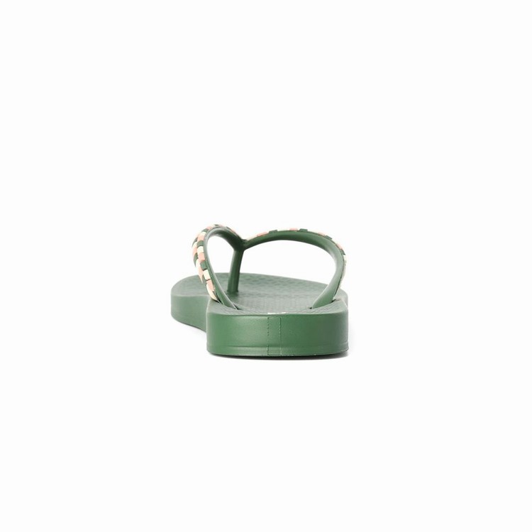 Tongs Ipanema Ana Lovely X Vert Femme | NBQ-6962491