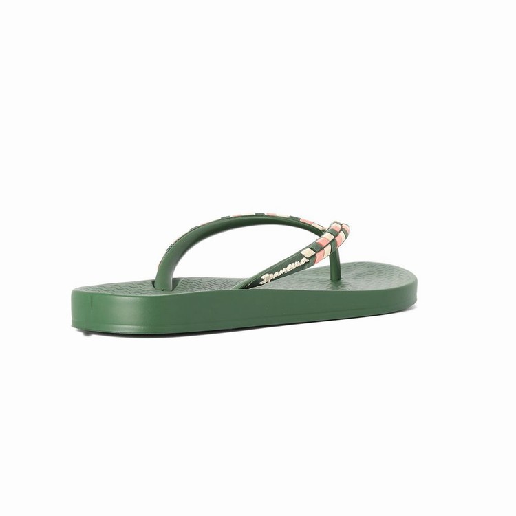 Tongs Ipanema Ana Lovely X Vert Femme | NBQ-6962491