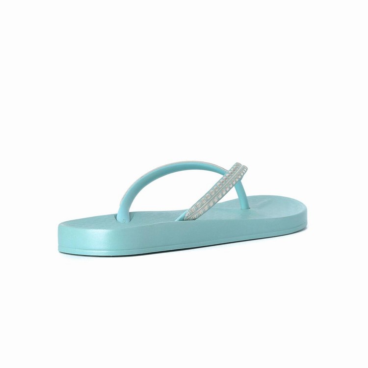 Tongs Ipanema Ana Metallic IV Vert Doré Femme | STB-3969147